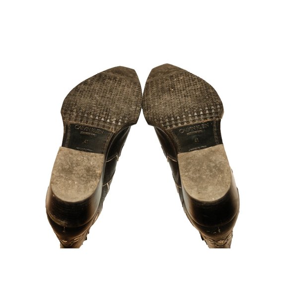 Calvin Klein 205w39nyc x Raf Simons Black distressed boots - Picture 4 of 5